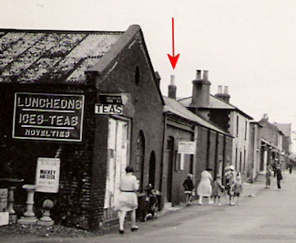 Littlehampton - Drill Hall (Excerpt from postcard)